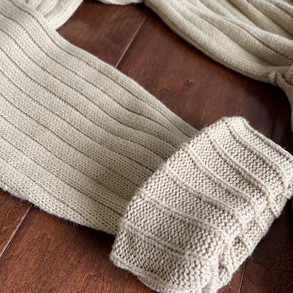 SOLD// MISSGUIDED Tan Belted Long Cardigan - Picture 6 of 11